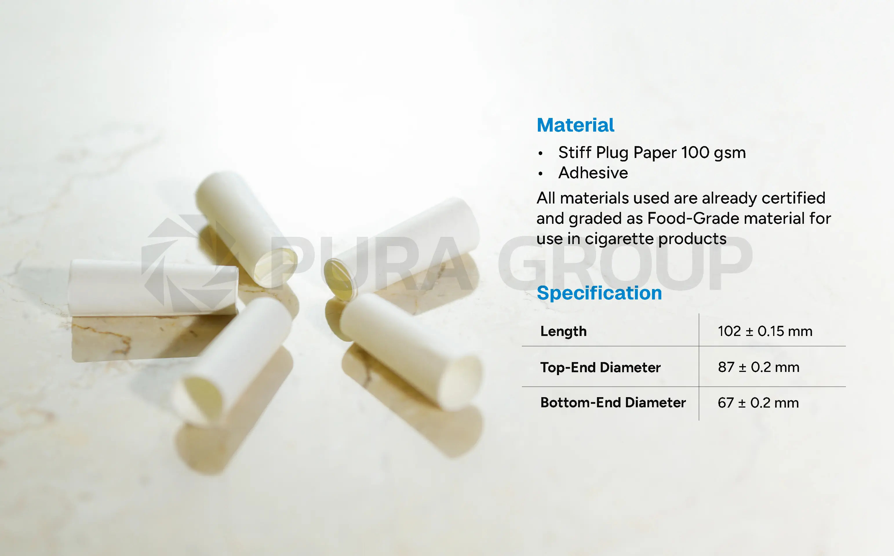 Extended Cigarettes - Detail Image Pura MICS